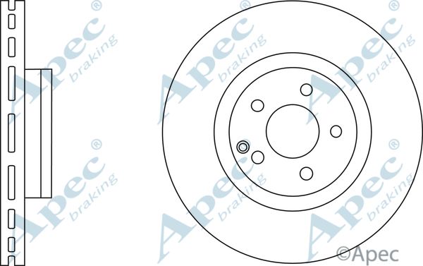 APEC BRAKING Тормозной диск DSK2682